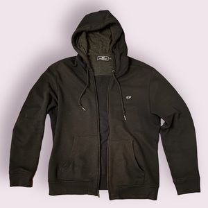 Vineyard Vines Black Zip Up Hoodie Jacket - Black - Medium